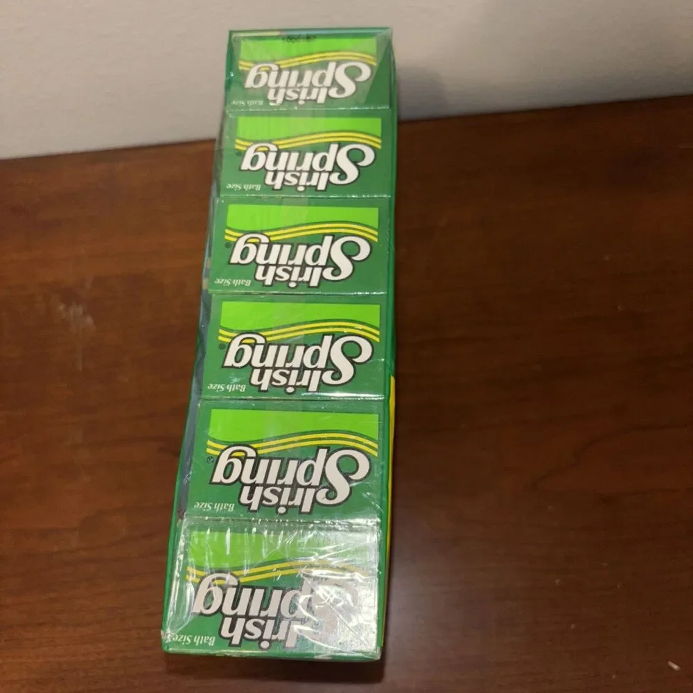 Vtg Original Irish Spring Deodorant Soap 12 Bar Lot 5 oz SEALED Antibacterial